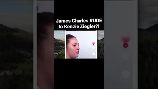 James Charles RUDE to Kenzie Ziegler?!