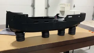3d printed model ship. Part 1