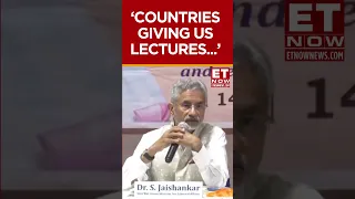 'Countries Trying To Preach Us..' EAM S Jaishankar Befitting Reply To Western Countries #shorts