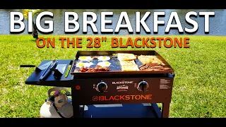Big Breakfast on the Blackstone 28" Griddle | COOKING WITH BIG CAT 305
