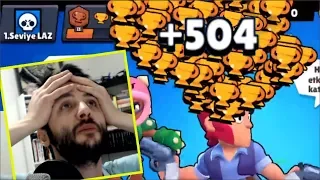 TEK SEFERDE +504 KUPA Kastım! 🏆 DÜNYA REKORU 🏆 Brawl Stars