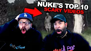 Top 10 GHOST Videos SO SCARY @NukesTop5 had To Have EMERGENCY SURGERY!