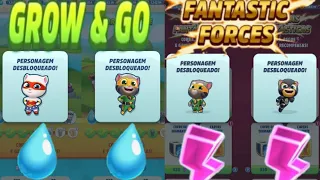 Talking Tom Gold Run Super Ginger vs Super Angela vs Super Tom vs Roy Raccoon Gameplay Android ios