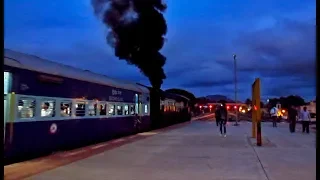 Classic SMOKING ALCo departure | Chugging at its best | Indian Railways !!