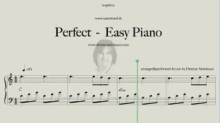 Perfect  -  Easy Piano