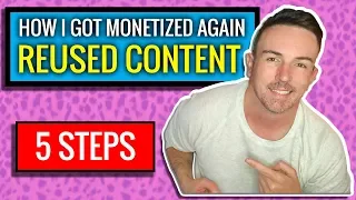 How I Got Monetized Again After Reused Content