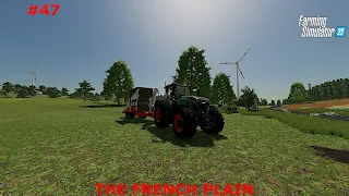 Making And Selling Hay Bales // Farming Simulator 22 // The French Plain - Ep. 47