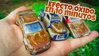 👉🏻Como hacer EFECTO OXIDO a tus hot wheels 🚗🚫SIN PINTURAS🚫 | JoSepulveda | Custom de Casa