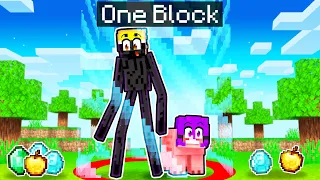 Minecraft, But We're MOBS Locked in ONE BLOCK!