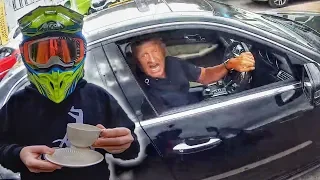 TIME FOR A TEA BREAK?! STUPID, CRAZY & ANGRY PEOPLE VS BIKERS 2019