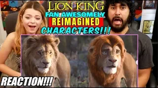 A Fan Awesomely Reimagined THE LION KING Characters - REACTION!!!