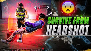 HEADSHOT SE KAISE BACHE SECRET TIPS AND TRICK🤔 /  HOW TO SURVIVE FROM HEADSHOT IN FREE FIRE 🔥