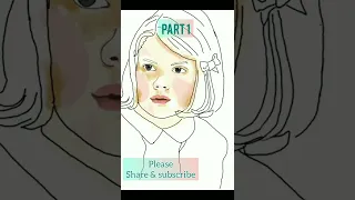 Timelapse of me drawing Lucy Pevensie from Narnia with Autodesk Sketchbook Part 1 #artwork