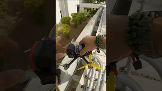 Another Drone Roof Recovery!  #crash #fail #drone #gaming