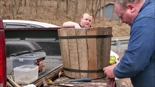 Gardening Making a Whiskey Barrel Planter