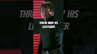Why Did Luke Skywalker THROW Away His Lightsaber in Return of the Jedi?