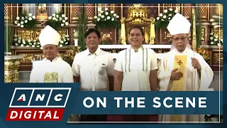 LOOK: President Marcos, VP Duterte hear mass on first official day in office | ANC