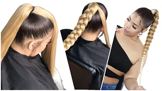 Less than 10mins, Braided Ponytail With Braiding Hair