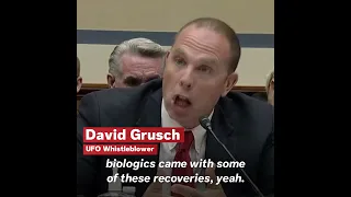 David Grusch Claims Government Found 'Nonhuman Biologics' On Crashed UFOs