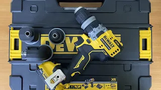 DEWALT DCD703L2T. Обзор шуруповерта "без воды".