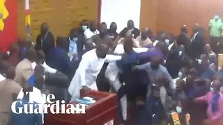 MPs throw punches in Ghana parliament floor over budget