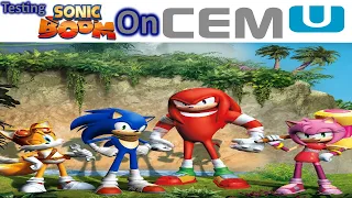 Sonic Boom Rise of Lyric Cemu Emulator Test