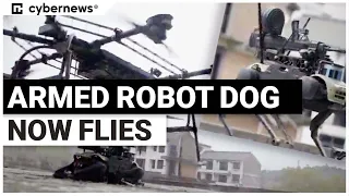 Flying Robot Dog With Machine Gun | cybernews.com