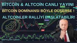 #BİTCOİN #ALTCOİN #CANLI  |  DOMİNANCE DÜŞÜŞTE BU ALTCOİNLER İÇİN NE ANLAM İFADE EDİYOR? | 2024