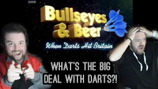 Americans React To "Bullseyes And Beer - When Darts Hit Britain"