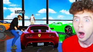 Stealing Every FERRARI From DEALERSHIP in GTA 5!