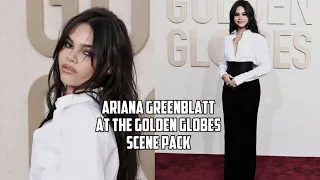 Ariana greenblatt at the golden globes scene pack