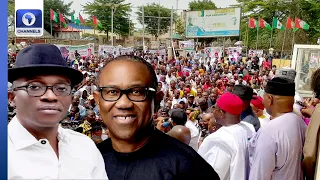 Obi Pays Solidarity Visit To Abure, Endorses Newly Elected NWC