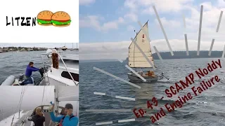 Mid-Bay SCAMP Sailboat Meetup with Engine Failure (Ep.43 Sailing w/ the Litzenbergers)