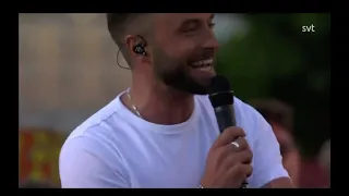 Måns Zelmerlöw sjunger Heroes på Allsång på Skansen 2023