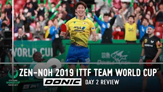 High Drama on Day 2 of ZEN-NOH 2019 ITTF Team World Cup!