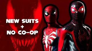 Spider-Man 2 New Suits and No Co-Op Confirmed