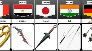 Weapons From Different Countries Part-2