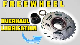 How to unassembling and lubrication your freewheel in 5minutes! | SHIMANO 7 Speed