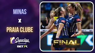 🏆FINAL |  Minas X Praia Clube | MELHORES MOMENTOS | Superliga BET7K Feminina 23/24