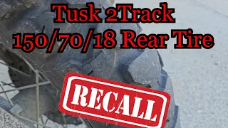 Tusk 2Track Tire Recall - 150/70/18 Rear