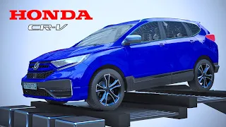 Honda CR-V Suspension Animation | @3DMCAR #honda #suspension