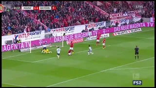 BAYERN VS MAINZ! THIAGO 2-1 GOAL!!