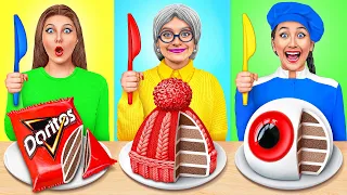 Я против Бабушки Кулинарный Челлендж Укрась Торт | Смешные Cитуации от Multi DO Smile