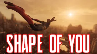 Shape Of You - Ed Sheeran | Marvel's Spider-Man 2 Swinging