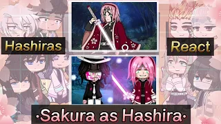 •Hashiras react to Sakura Haruno as Hashira!!• |my memes and some edits| 🌸🦋