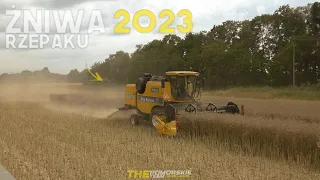 ☆🇵🇱Żniwa Rzepaku 2023 ☆ GR WALECKI ☆New Holland & Case✔