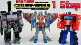 Transformers Cyberverse One Step Changers Wave 2 Optimus Megatron StarScream