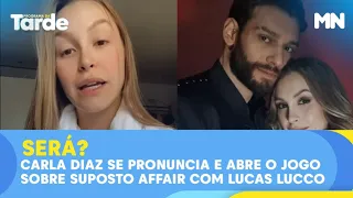 Carla Diaz se pronuncia e abre o jogo sobre suposto affair com Lucas Lucco