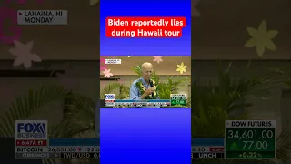 Biden fibs to Hawaii crowd about lightning strike on his home #shorts