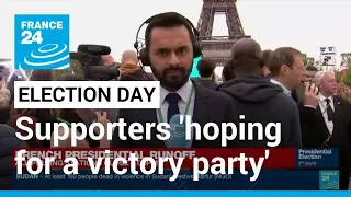 French presidential runoff: Emmanuel Macron's supporters 'hoping for a victory party' • FRANCE 24
